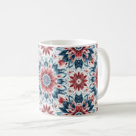 Blume der Unabhängigkeit Kaffeetasse (VorderseiteRechts)