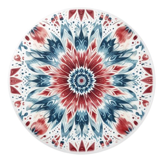 Blume der Unabhängigkeit Keramikknauf (Vorderseite)