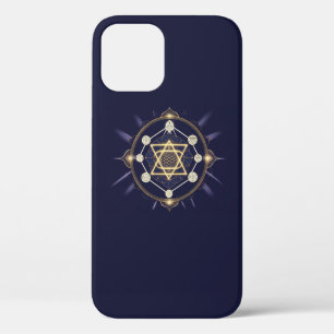 Blume der Unendlichkeit — Heilige Geometrie Himmel Case-Mate iPhone Hülle