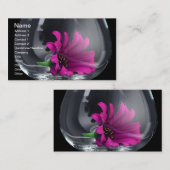 Blume der Vase-Visitenkarte Visitenkarte (Vorne/Hinten)