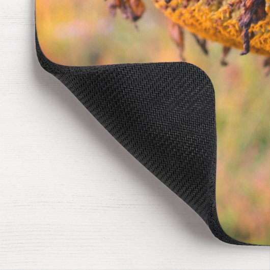 Blume der verblichenen Sonnenblumen Mousepad (Ecke)