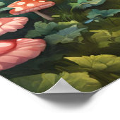 Blume der verzauberten Waldmagie Poster (Ecke)