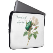 Blume der Vintagen botanischen Mama Laptopschutzhülle (Vorne Rechts)