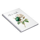 Blume der Vintagen botanischen Mama Notizblock (Rechte Seite)