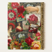 Blume der Vintagen Rose Planer (Rückseite)