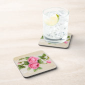 Blume der Vintagen Rose Untersetzer (Rechte Seite)