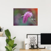 Blume der Violettwiese Poster (Heimbüro)