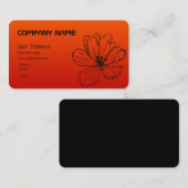 Blume der Visitenkarte (Vorne/Hinten)