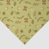 Blume der Volkskunst in Grün Seidenpapier (Detail)