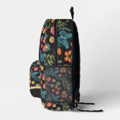 Blume der Volkskunst und Schmetterlinge Personalis Bedruckter Rucksack (Rechts)