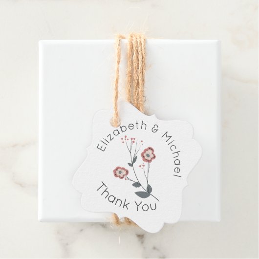 Blume der Wälder in Woodland Vielen Dank Kraft Fev Geschenkanhänger (Beispiel)