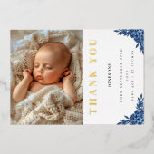 Blume der Wasserfarbe Danke für die Einladung (Vorderseite)