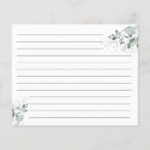 Blume der Wasserfarbe Flyer (Hinten)
