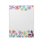 Blume der Wasserfarbe Notizblock (Rotiert)