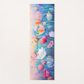 Blume der Wasserfarbe Yogamatte (Vorderseite)