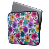 Blume der Wasserfarben Blüten Blüte Laptopschutzhülle (Vorderseite Links)