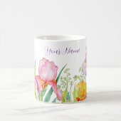 Blume der Wasserfarben Kaffeetasse (Mittel)