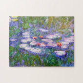 Blume der Wasserlilie Bloom Claude Monet Kunst, Di Puzzle (Horizontal)