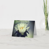 Blume der Wasserlilie Lotus Karte (Vorderseite)