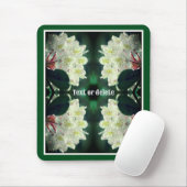 Blume der weißen Azalea mit Raindrops Personalisie Mousepad (Mit Mouse)
