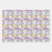 Blume der weißen Bergziege Geschenkpapier Set (Vorderseite 3)