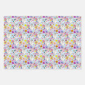 Blume der weißen Bergziege Geschenkpapier Set (Vorderseite 2)