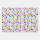 Blume der weißen Bergziege Geschenkpapier Set (Vorderseite)