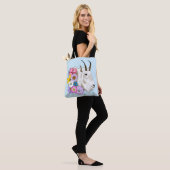Blume der weißen Bergziege Tasche (Am Model)