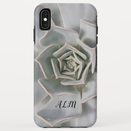 Blume der weißen Kaktus Case-Mate iPhone Hülle (Rückseite)