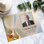 Blume der Weißen Orchidee Einladung