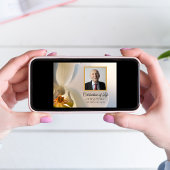 Blume der Weißen Orchidee Einladung