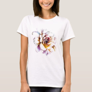 Blume der weißen Rose T-Shirt
