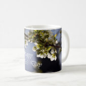 Blume der Weißkirsche Kaffeetasse (VorderseiteRechts)