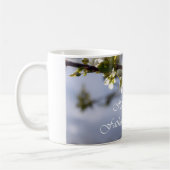 Blume der Weißkirsche Kaffeetasse (Links)