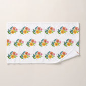 Blume der Wildblume Zinnia Badhandtuch Set (Handtuch)