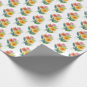 Blume der Wildblume Zinnia Geschenkpapier (Ecke)
