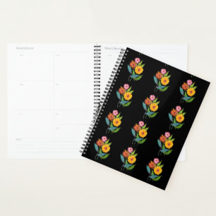 Blume der Wildblume Zinnia Planer