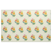 Blume der Wildblume Zinnia Stoff (Fat Quarter (45,7 x 55,9 cm))