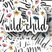 Blume der wilden Kinderbejahung | Aufkleber Die