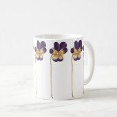 Blume der wilden Panik Kaffeetasse (VorderseiteRechts)