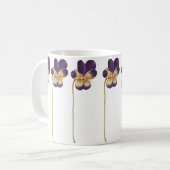 Blume der wilden Panik Kaffeetasse (Vorderseite Links)