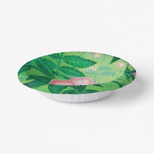 Blume der wilden Rose Pappteller (Gewinkelt)