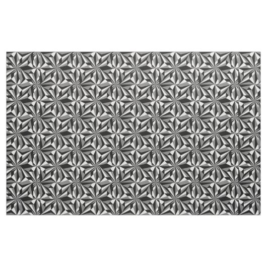 Blume der Wüste in Grau Stoff (Fat Quarter (45,7 x 55,9 cm))