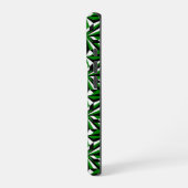 Blume der Wüste in Grün iPhone Hülle (Linke Seite)