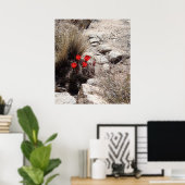 Blume der Wüste, Joshua-Tree-Nationalpark Poster (Heimbüro)