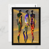 Blume der Wüste Postkarte (Vorne/Hinten)