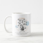 Blume der zodialen Geburt Kaffeetasse (Links)