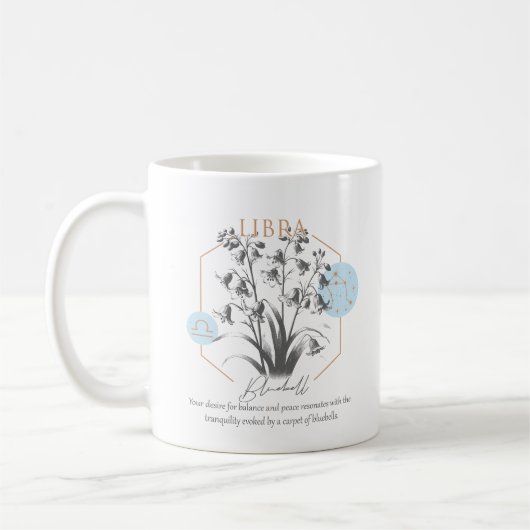 Blume der zodialen Geburt Kaffeetasse (Links)