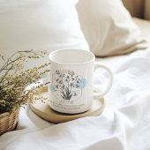 Blume der zodialen Geburt Kaffeetasse