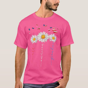 Blume des 4. Juli T-Shirts: Frauen in ganz Amerika T-Shirt